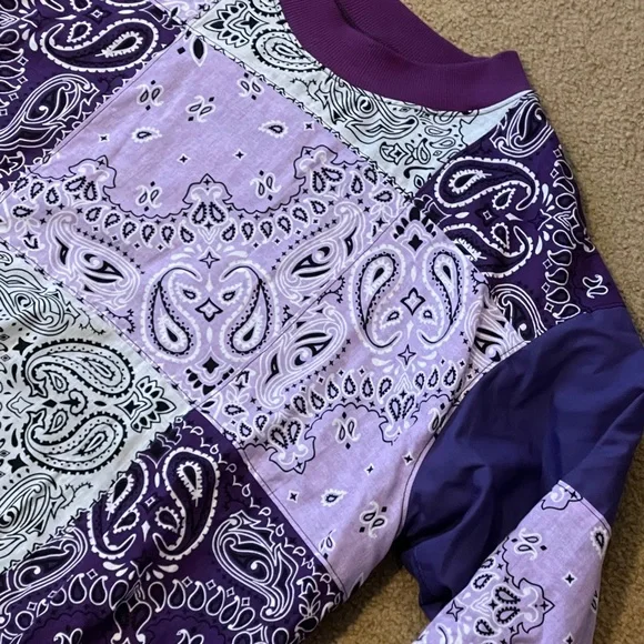 IAmSosa Bandana Patchwork Crewneck Men’s Size L